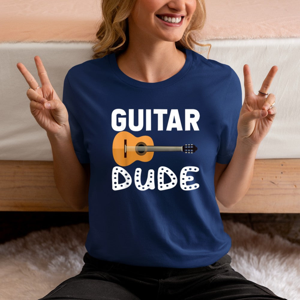 Acoustic Guitar Dude Player Musician Gifts for Boys Kids Men T-Shirt - Heart To Heart