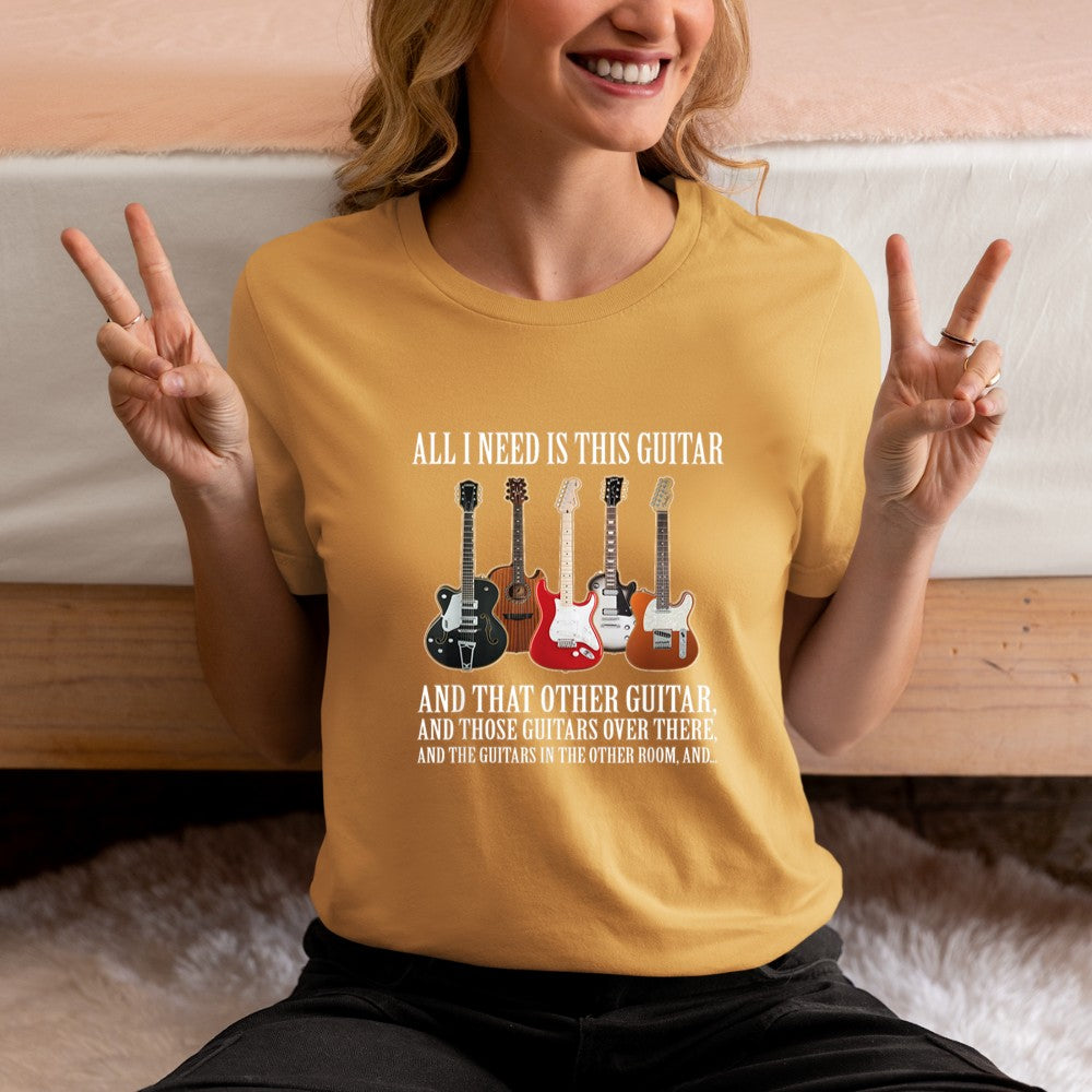 All I Need Is This Guitar T T-Shirt - Heart To Heart