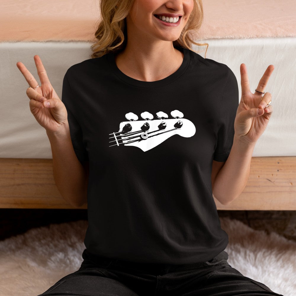 Bass Guitar Player Bassist Gift T T-Shirt - Heart To Heart