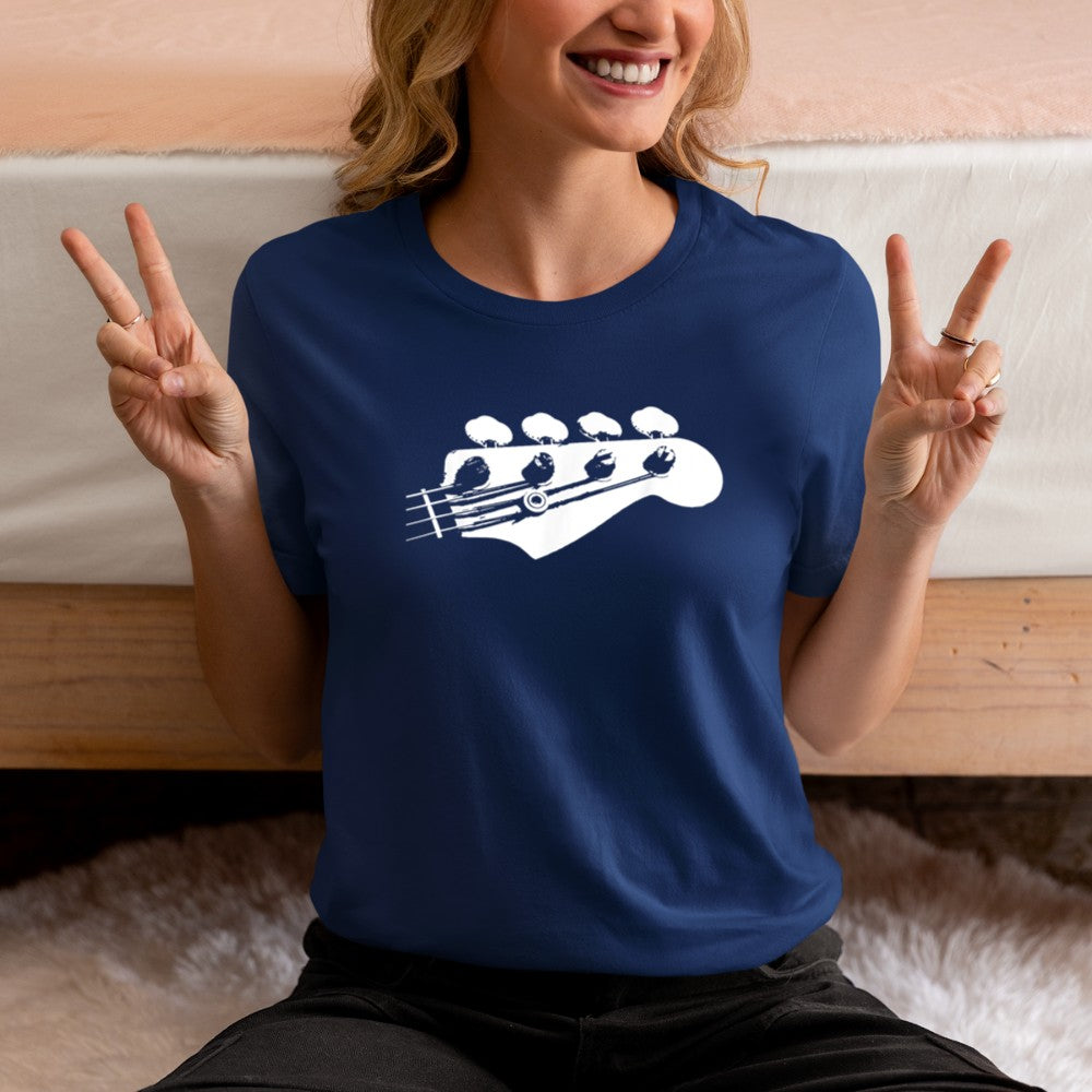 Bass Guitar Player Bassist Gift T T-Shirt - Heart To Heart