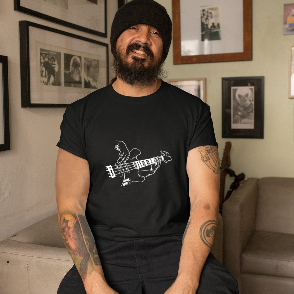 Bass Guitar Player Music Guitarist Musician Rock T-Shirt - Heart To Heart