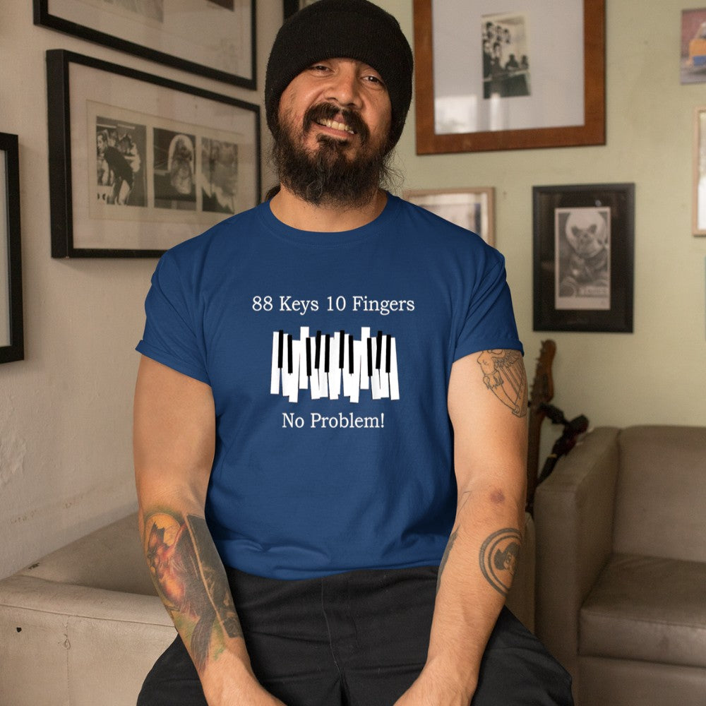88 keys 10 fingers T-Shirt - Heart To Heart