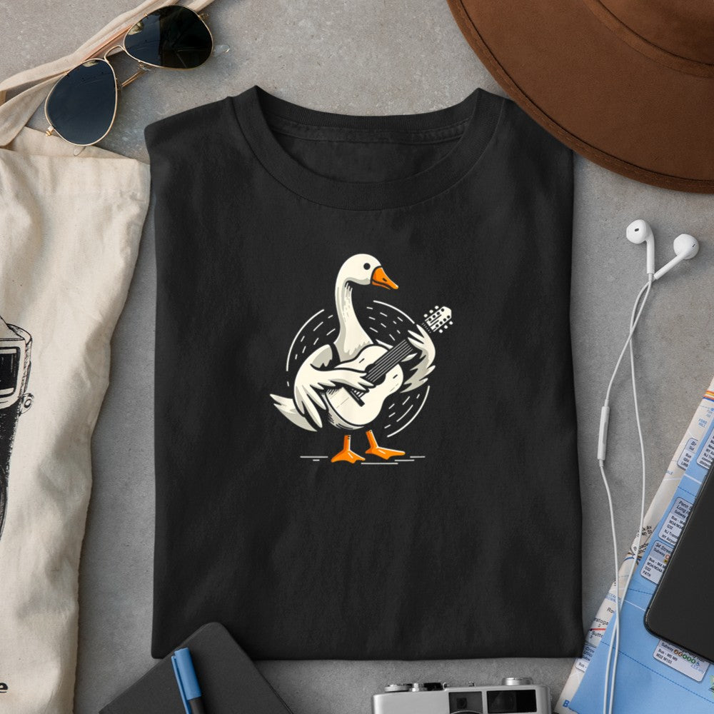A Goose Playing A Guitar T-Shirt - Heart To Heart