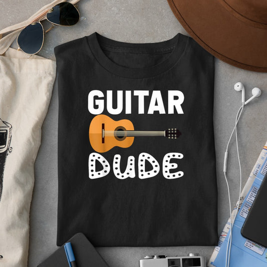 Acoustic Guitar Dude Player Musician Gifts for Boys Kids Men T-Shirt - Heart To Heart