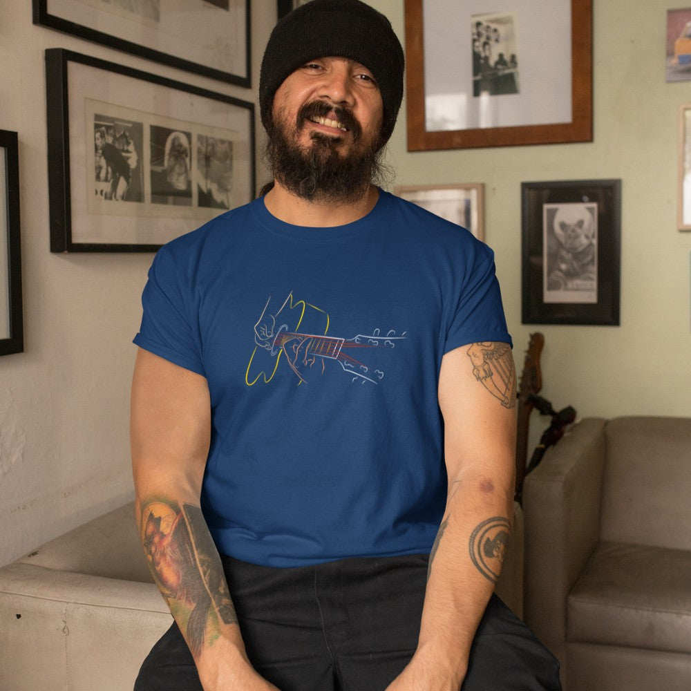 Acoustic Guitar Player TShirt Great Guitarist or Band Gift T-Shirt - Heart To Heart