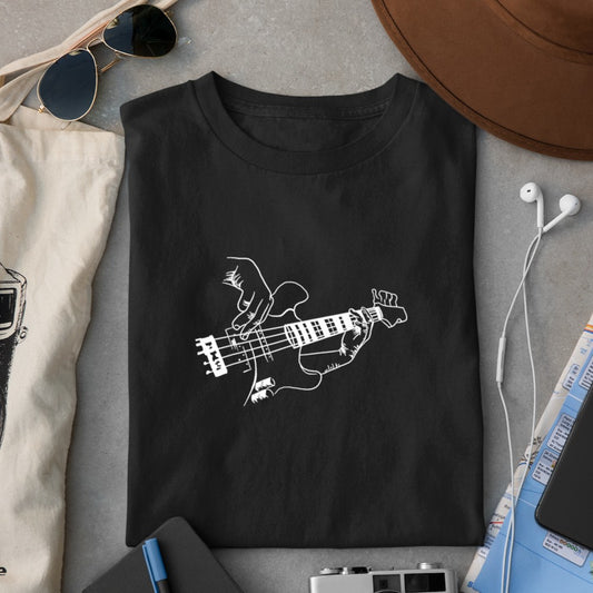 Bass Guitar Player Music Guitarist Musician Rock T-Shirt - Heart To Heart